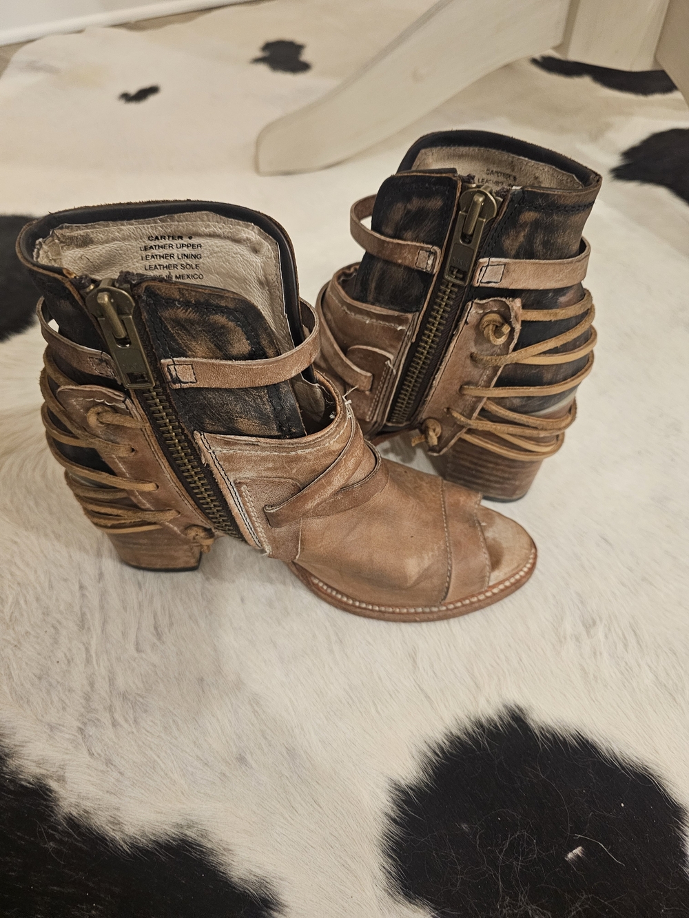 Freebird Carter Opened Toe Booties
